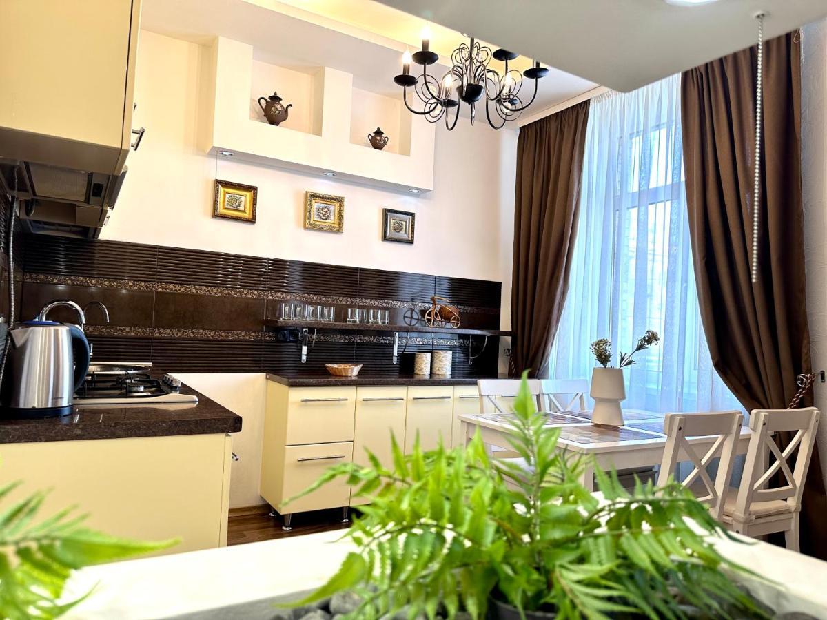Lux Apartments In The City Center With A Coffee Machine, View Of A Theater, Near Zlata Plaza Rivne Esterno foto